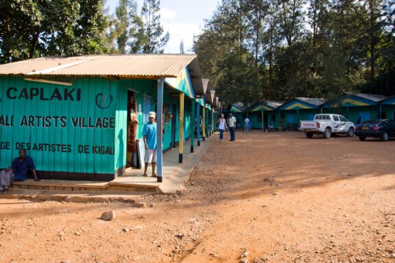 Stalls in the Caplaki Craft Village