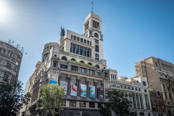 The Círculo de Bellas Artes (CBA) building in Madrid