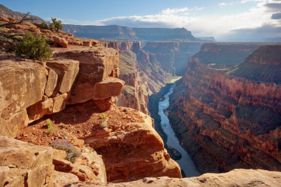 The view from Toroweap Overlook in the Grand Canyon.