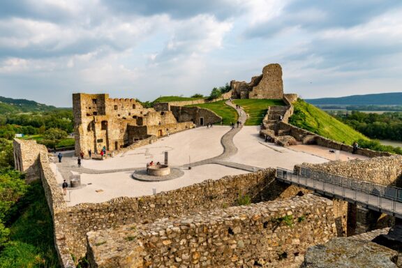 Devin Castle, severely destroyed in 1809 during the Napoleonic Wars