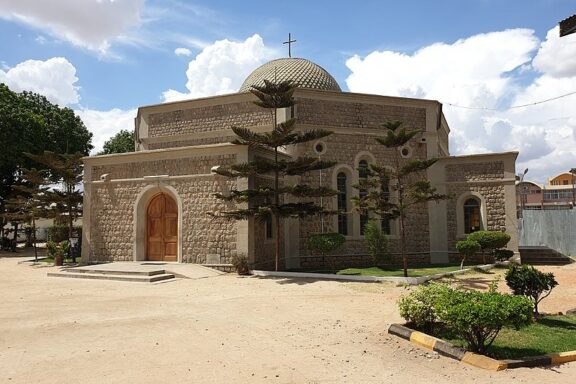 The Dodoma Cathedral, which belongs to the Anglican Church of Tanzania