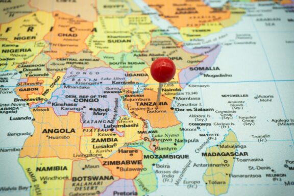 Location Pin on Dodoma, Tanzania Map Location of Dodoma in central Tanzania