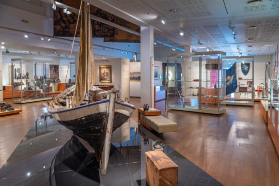 Interior View of the National Museum of Iceland Exhibition Hall Exhibits inside the National Museum of Iceland