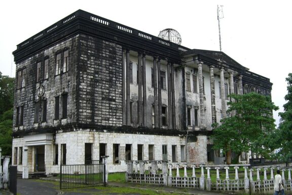 Old Masonic Temple Building The Grand Lodge of Liberia, established in 186