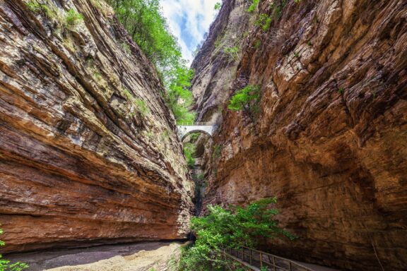 Canyon in Hell's Gate National Par