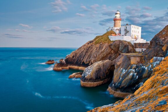 Howth Lighthouse, also known as Baily Lighthouse