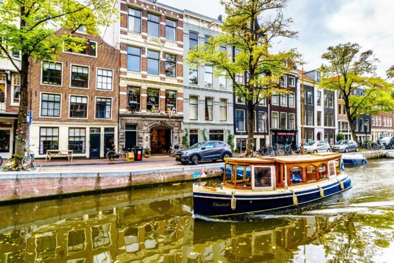 The Jordaan district, one of the city's most famous and charming neighborhoods.