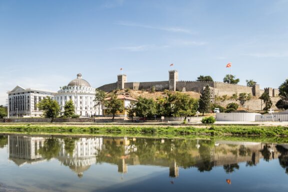 Kale Fortress, built to overlook the Vardar River