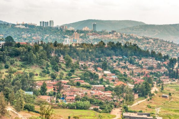 Hilly Landscape of Kigali, Rwanda The hilly landscape of Kigal