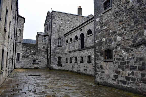Courtyard of Kilmainham Gaol Prison The Gaol of Kilmainham, Dublin