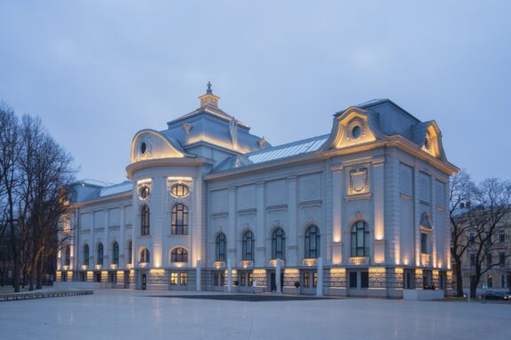 Latvian National Museum of Art at Dusk Latvian National Museum of Art, home to over 52,000 works