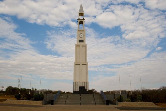 Clock Tower in Lilongwe Lilongwe World War I and II Memorial Tower