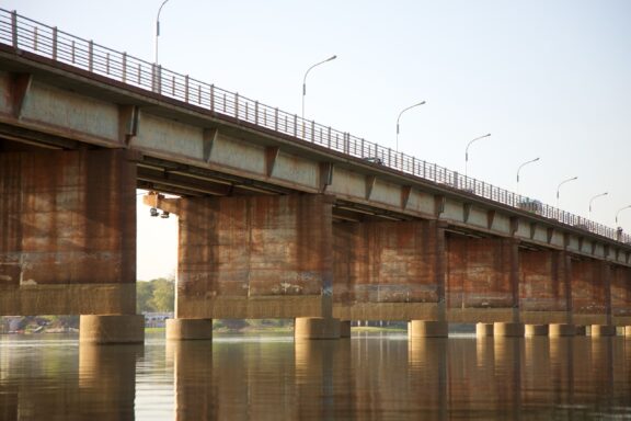 Martyrs' Bridge, a symbol of Bamako's history and growth