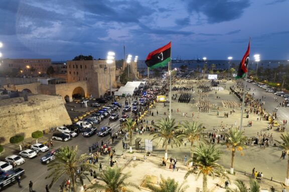 Martyrs' Square in Tripoli at Dusk Martyrs' Square in Tripoli
