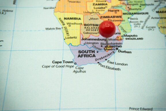 Map Pinpointing Maseru, Lesotho Pin on the location of Maseru, Lesotho