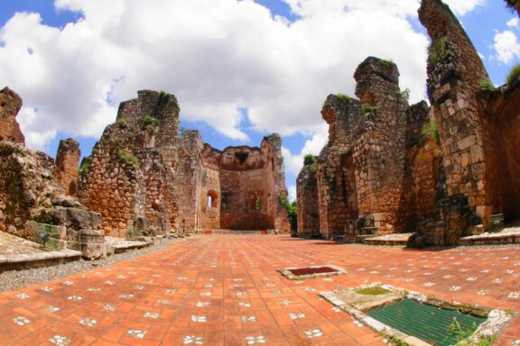 Ruins of Monasterio de San Francisco in Santo Domingo