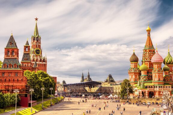 The Moscow Red Square (Krasnaya Ploshchad)