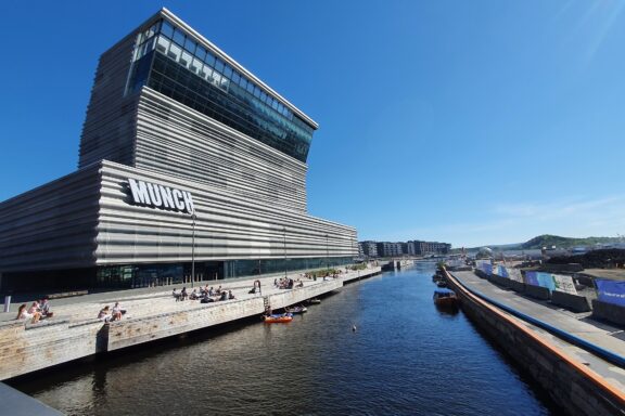 Area around the Munch Museum in Oslo