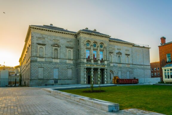 Sunset View of the National Gallery of Ireland The National Gallery of Ireland, established by an act of Parliament in 1854