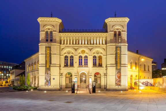 Exterior of the Nobel Peace Center in Oslo