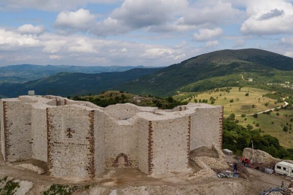 Novo Brdo Fortress, constructed during the 13th century