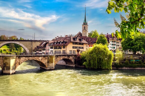 The Nydeggbrücke bridge in Bern