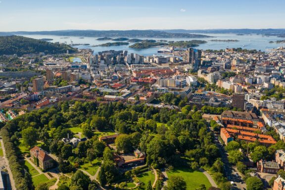 Landscape of Oslo and the surrounding area