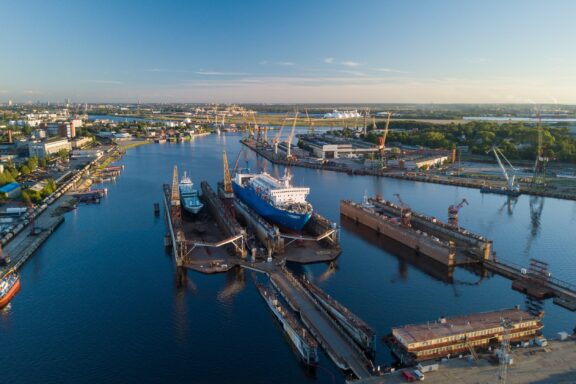 Port of Riga, one of the oldest ports in Europe