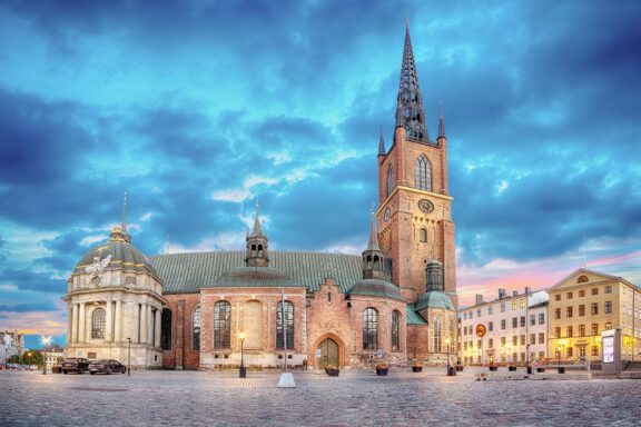 Riddarholmen Church, the final resting place for many Swedish monarchs since the 17th century