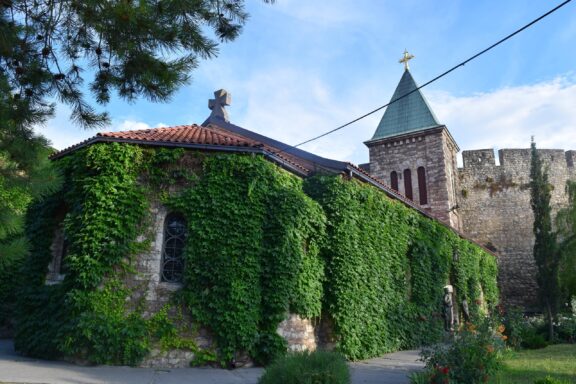 Ružica Church, a unique and historic Serbian Orthodox Church located within the Kalemegdan Fortress