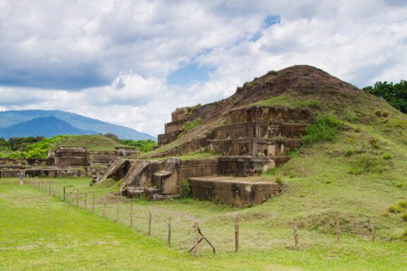 Archaeological Site in San Andres, El Salvador San Andres ruins, El Salvador, Central America
