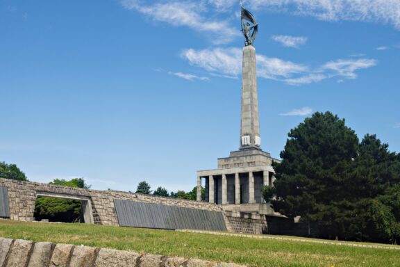 Slavin War Memorial and cemetery in Bratislava