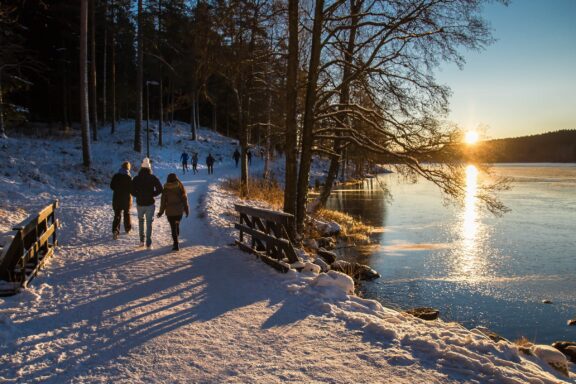 Sognsvann, a popular recreational area for both locals and visitors