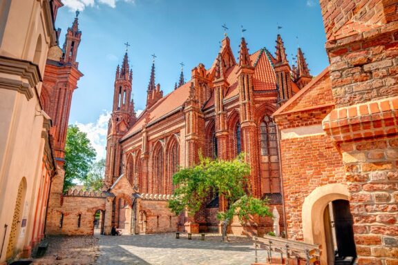 St. Anne Church in Vilnius's Old Town