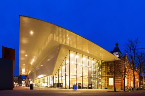 The Stedelijk Museum, dedicated to modern and contemporary art and design