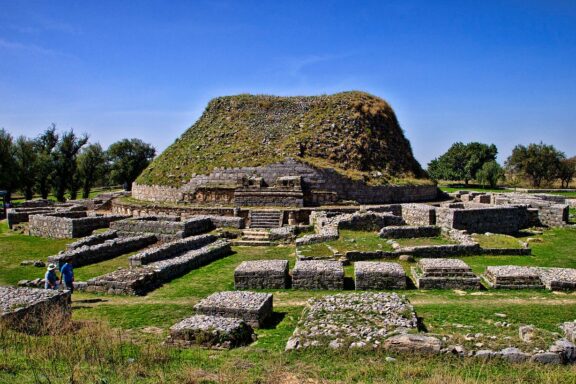 Taxila, approximately 40 km away from Islamabad