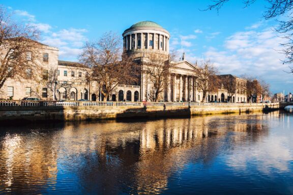 The Four Courts Building along the River Liffey in Dublin The Four Courts in Dublin