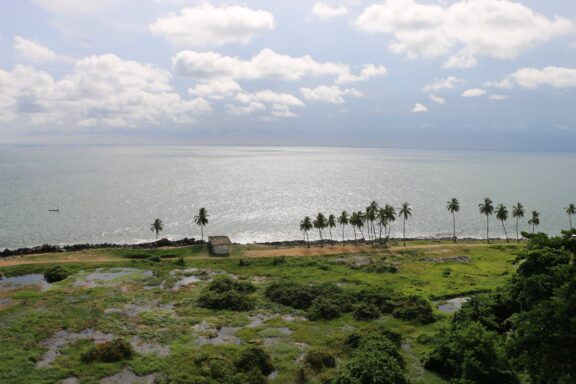 View from atop Mamba Point, Monrovia's diplomatic area