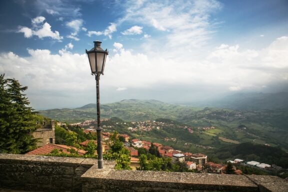 Lookout point at Mount Titano, San Marino