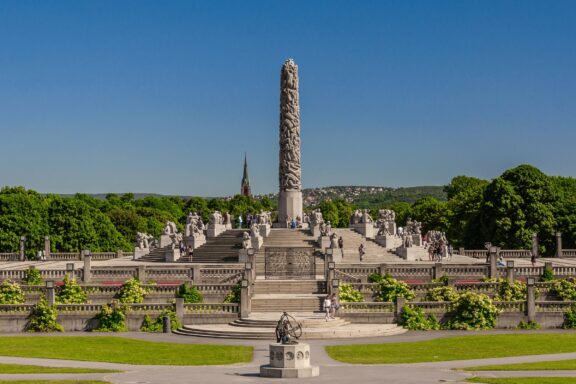 Sculptures inside the Vigeland Sculpture Park