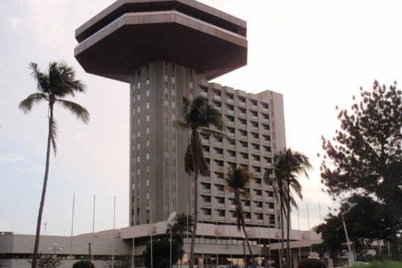 Hotel President, situated in Yamoussoukro