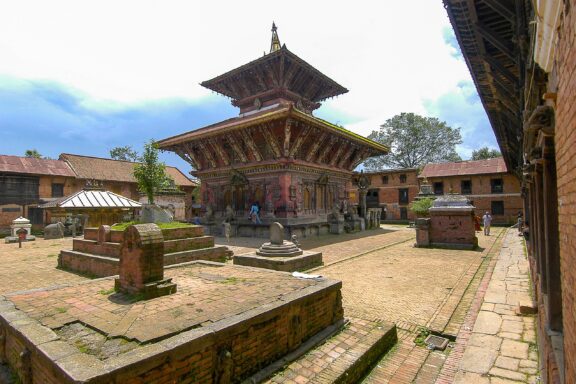 Changunarayan Temple in Kathmandu, one of the oldest temples in Nepal