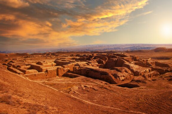 Ancient Parthian Capital Nisa, located around 14km from Ashgabat