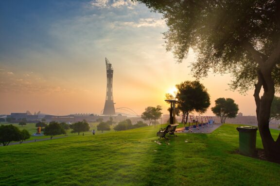 Aspire Park, nestled in Doha's sports city