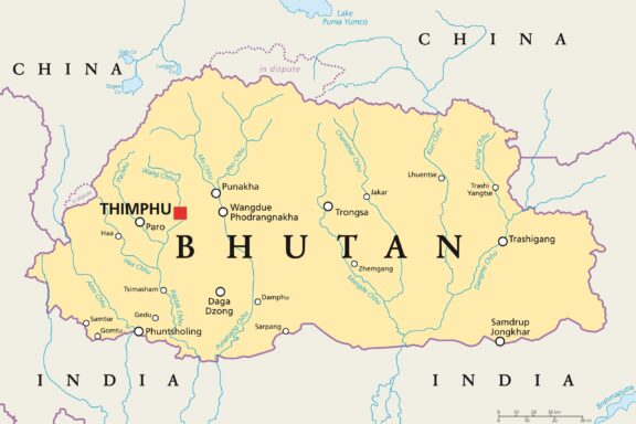 Thimphu, the capital city of Bhutan