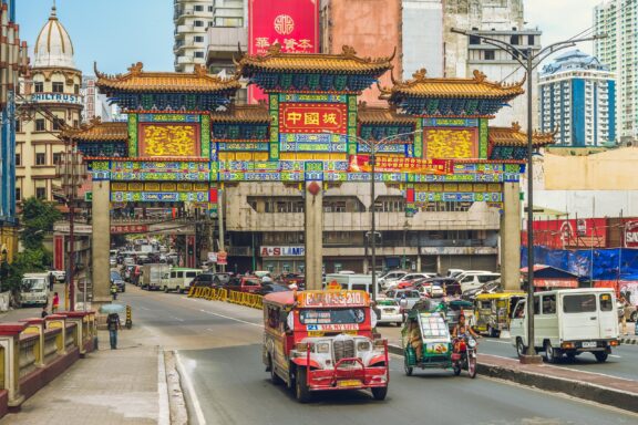 Manila's Chinatown, widely considered to be the oldest Chinatown in the world