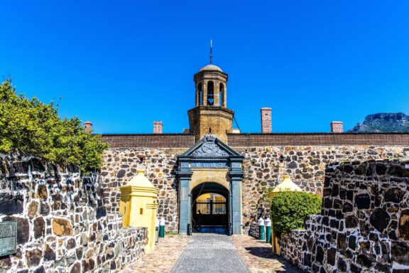 Entrance to the Castle of Good Hope, one of the oldest surviving colonial buildings in the country