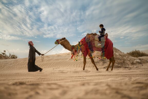 Camel Ride in the Doha Desert, a timeless experience and an integral part of Qatari culture