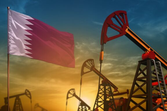 Oil industry in Doha, the backbone of Qatar's economy