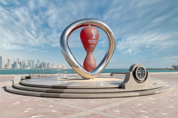 Doha FIFA World Cup 2022 Clock Countdown Monument